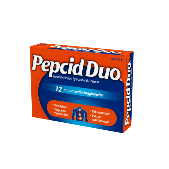 PEPCID DUO purutabletti 10/165/800 mg 12 fol kuva 11