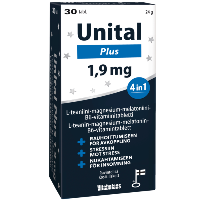 Unital Plus 1,9 mg 30 tabl kuva 2