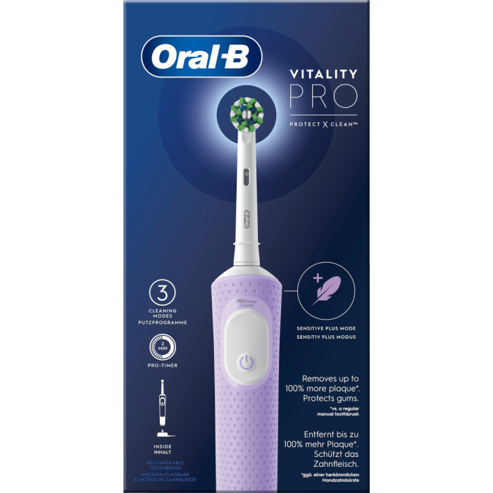 Oral-B Vitality Pro sähköhammasharja lila CA HBOX 1 kpl