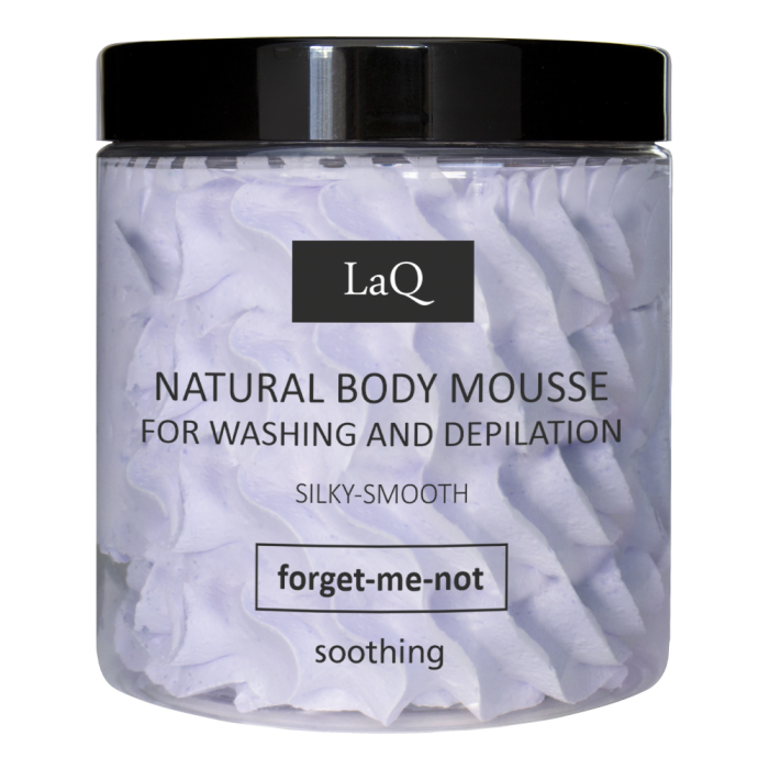 LaQ Pesu- ja epilointivaahto Natural Body Mousse Forget-Me-Not 100 g kuva 2