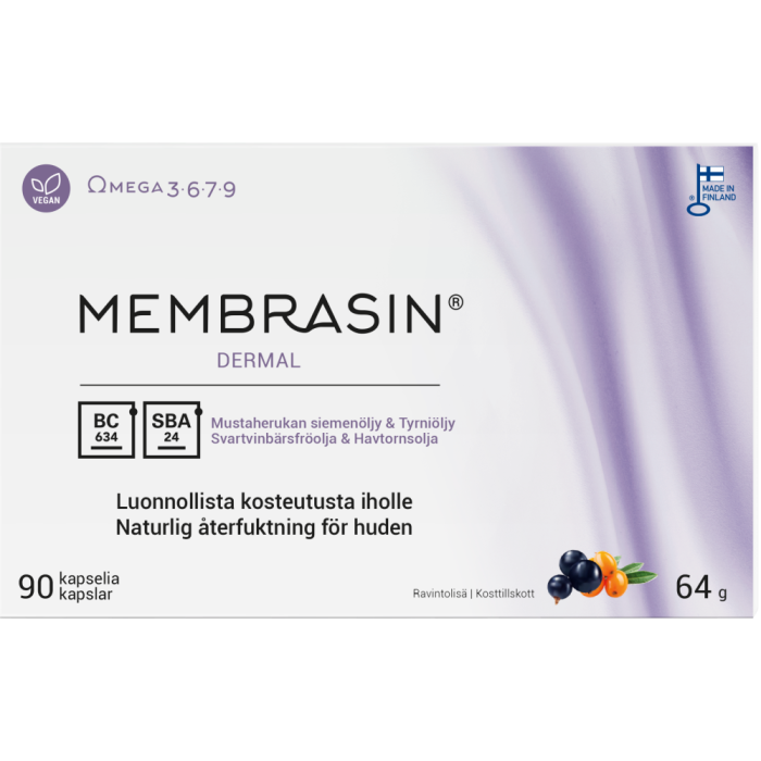 Membrasin Dermal Skin Hydration 90 kaps kuva 3