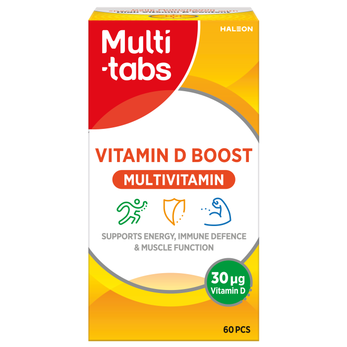 Multi-tabs vitamin D boost multivitamin 60 kpl kuva 3