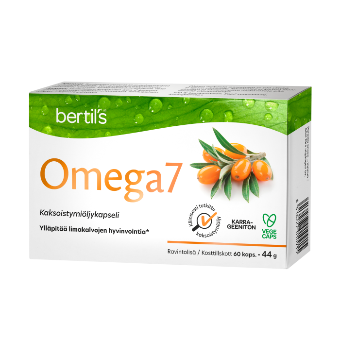 bertils Omega7 Tyrniöljykapseli 60 kaps kuva 5