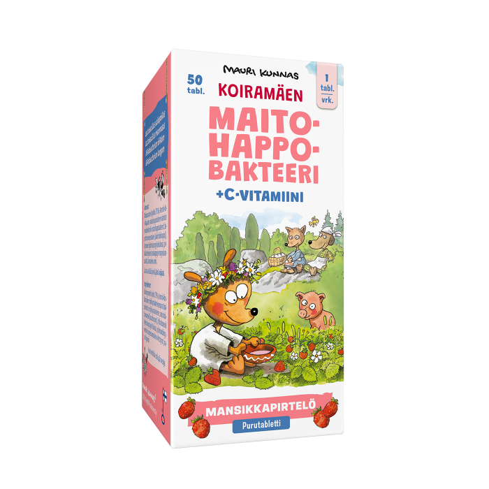 Koiramäen Maitohappobakteeri + C-vitamiini 50 tabl kuva 2