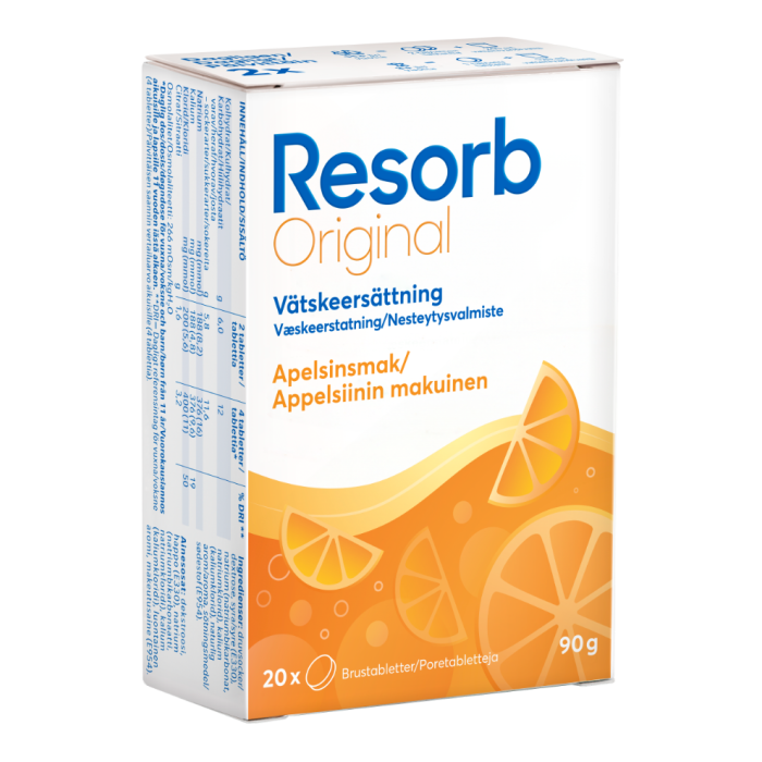 Resorb Original Appelsiini 2x10 tabl kuva 1