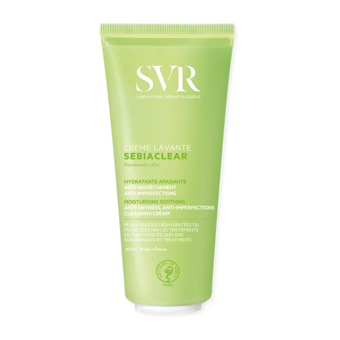SVR Sebiaclear creme lavant kosteuttava pesuvoide epäpuhtaalle iholle 200 ml