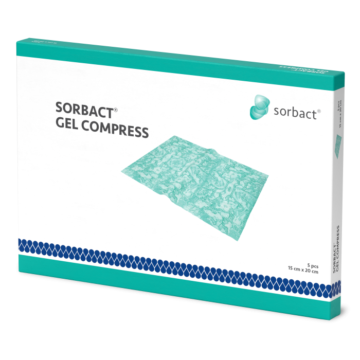 Sorbact Gel Compress 15 cm x 20 cm (98180) 5 kpl kuva 1