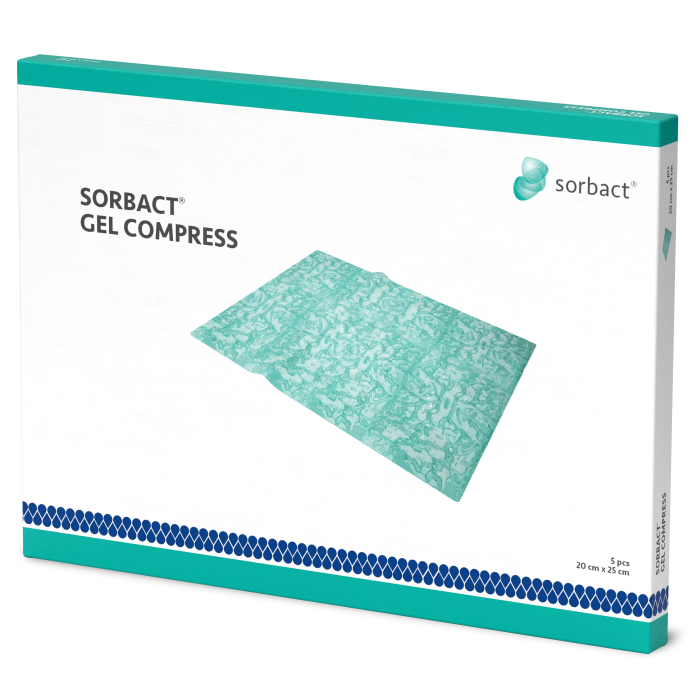 Sorbact Gel Compress 20cm x 25cm 98181 5 kpl kuva 2