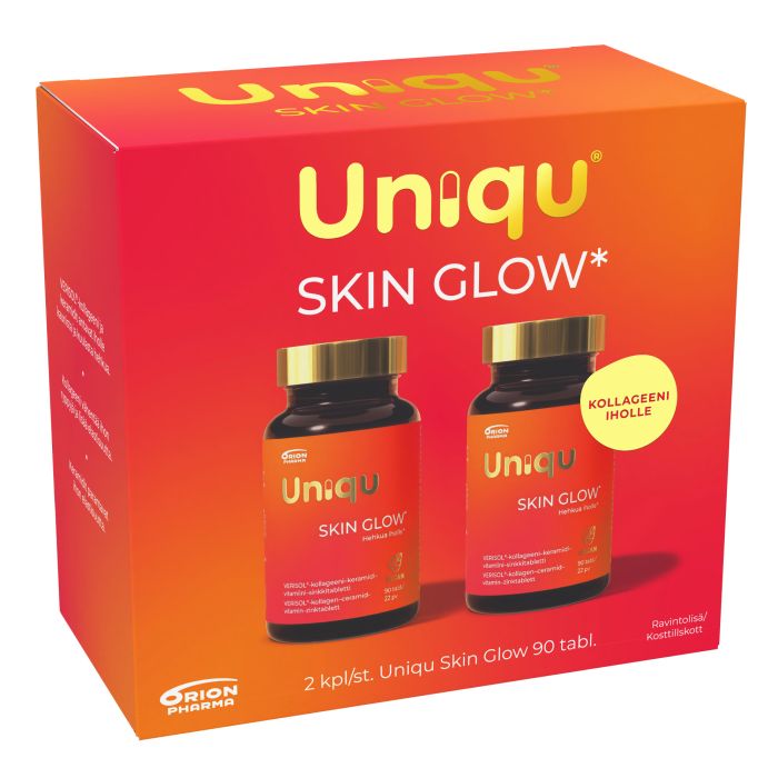 Uniqu Skin Glow Giftpack 2 x 90 tabl kuva 3
