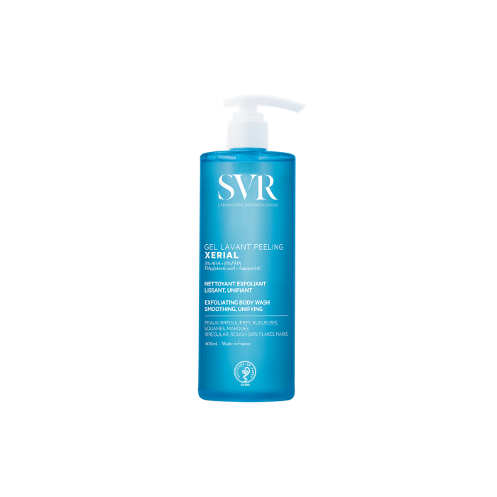 SVR Xerial gel lavant peeling kuoriva pesugeeli 400 ml