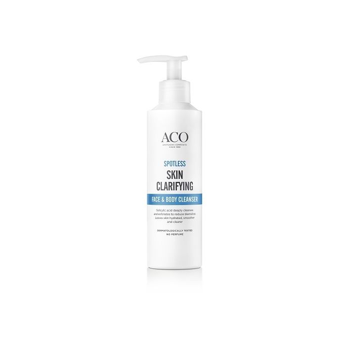 ACO Spotless Skin Clarifying Face & Body Cleanser 200 ml kuva 1