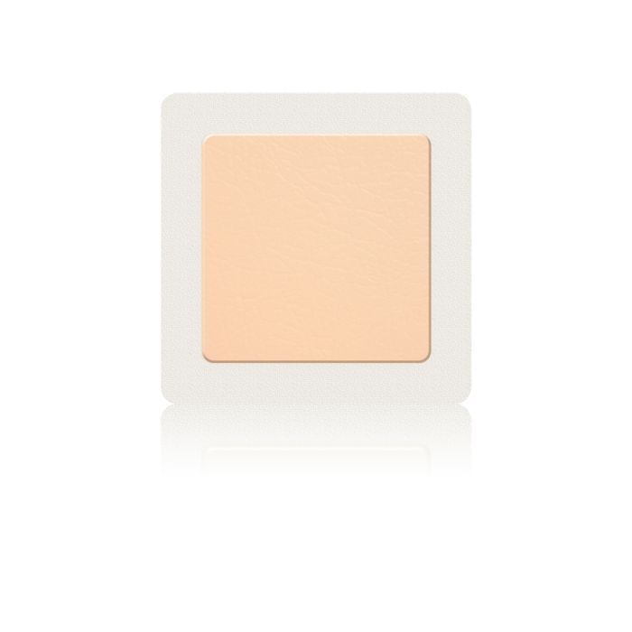 Kliniderm Foam Silicone Thin Border kiinnittyvä sidos 10 x 10 cm 5 kpl