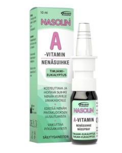 Nasolin A-vitamin Timjami-Eukalyptus nenäsumute 10 ml