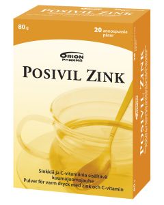 POSIVIL ZINK kuumajuomajauhe 20 annospussia