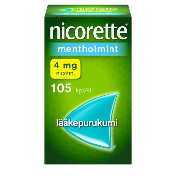 NICORETTE MENTHOLMINT lääkepurukumi 4 mg 105 fol