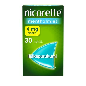 NICORETTE MENTHOLMINT lääkepurukumi 4 mg 30 fol