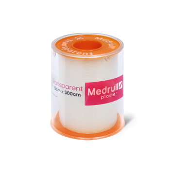 Medrull Transparent kiinnelaastari 5cmx500cm 1 kpl