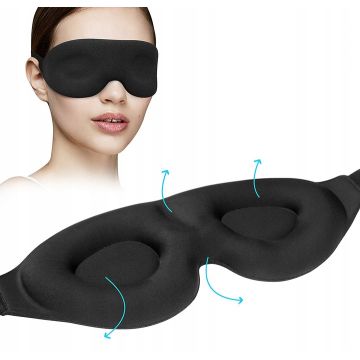 Waya Premium 3D-unimaski musta 1 kpl