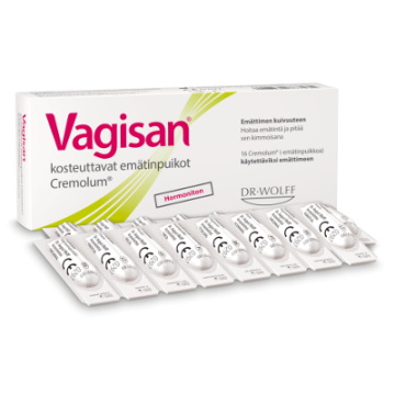 Vagisan Cremolum emätinpuikot 16 kpl