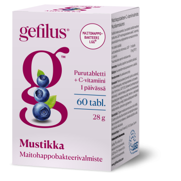 Gefilus Mustikka purutabletti 60 kpl