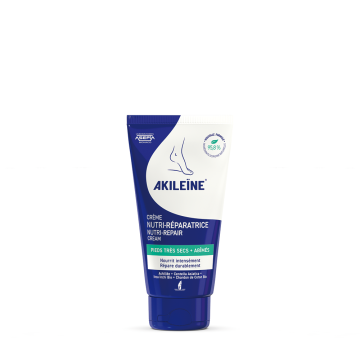 Akileine Nutri-Repair Cream ravitseva voide erittäin kuiville jaloille 75 ml