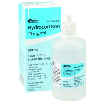 HYDROCORTISON liuos iholle 10 mg/ml 100 ml