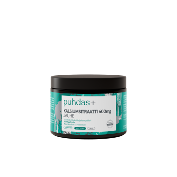 Puhdas+ Kalsiumsitraatti 600 mg 240 g