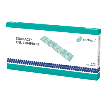 Sorbact Gel Compress 3 cm x 15 cm 98139 10 kpl