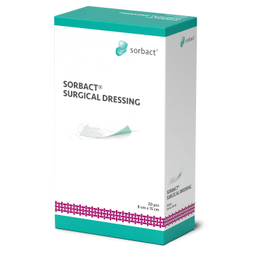 Sorbact Surgical Dressing 8 cm x 15 cm 98142 20 kpl