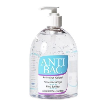 Antibac antisept. käsigeeli pumppupullo 500 ml