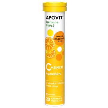 Apovit C+sinkkipore appelsiini 20 tablettia