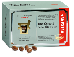 BIO-QINON Q10 30MG EXTRAPAKKAUS 150 + 30 tabl