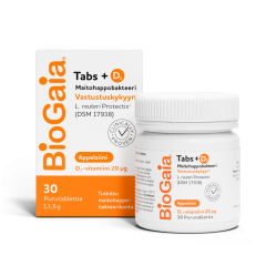 BioGaia Protectis TABS+D3 Appelsiini 30 tabl