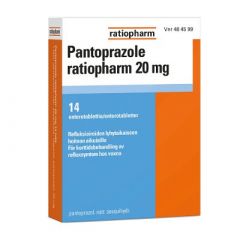 PANTOPRAZOLE RATIOPHARM 20 mg enterotabl 14 fol