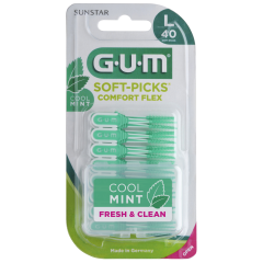 GUM Soft-Picks Comfort Flex Mint large 40 kpl